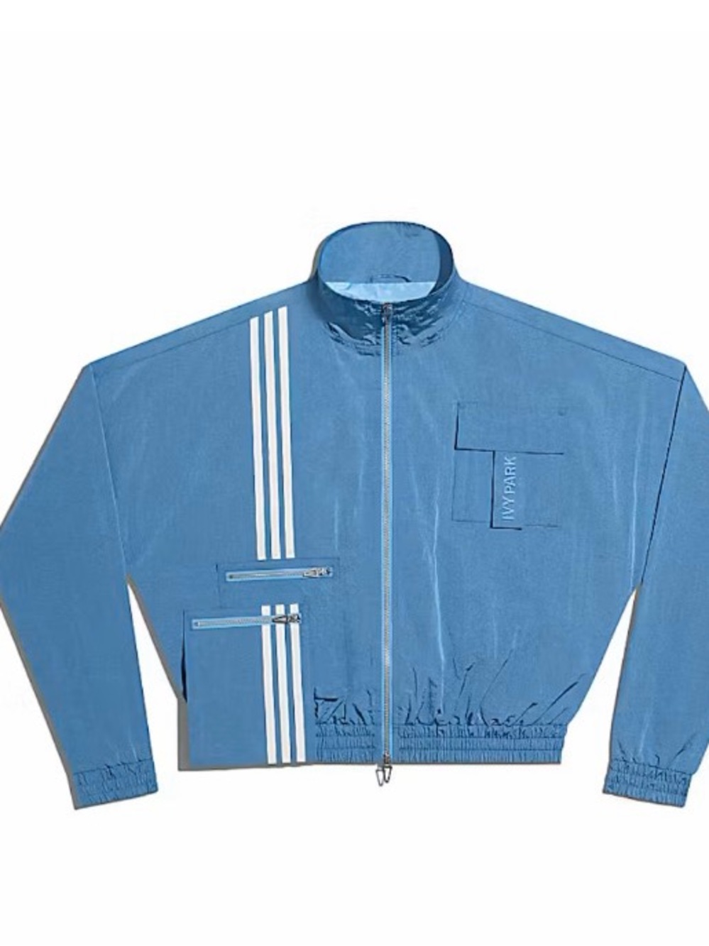 Adidas and Beyoncé IVY PARK Blue Track Jacket